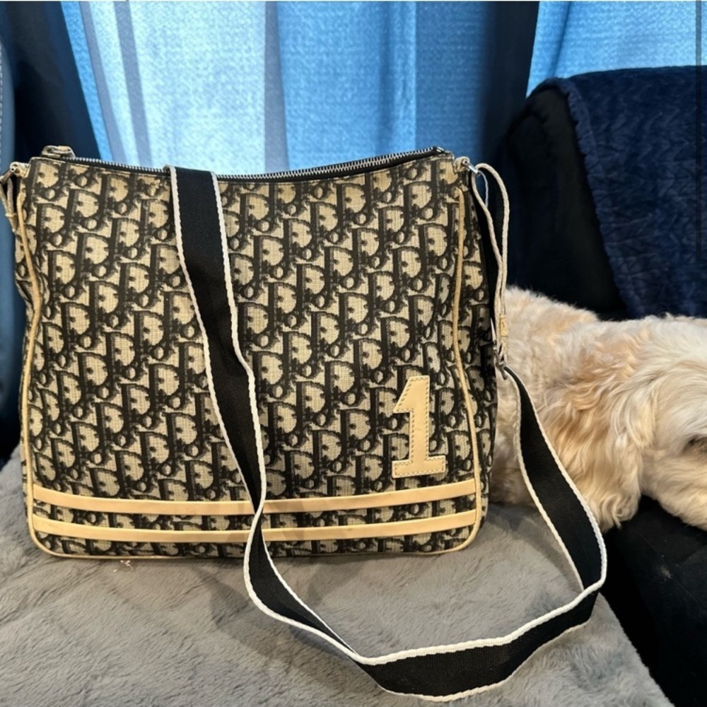 Christian Dior CD Dior Crossbody Logo Monogram Bag